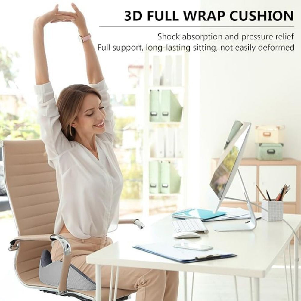 Cushion Seat Pillow Coccyx Orthopaedic Back Pain Relief Memory Foam Office Chair