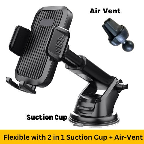 Universal Car Phone Holder 360 Windscreen Suction Mount GPS Stand Cradle