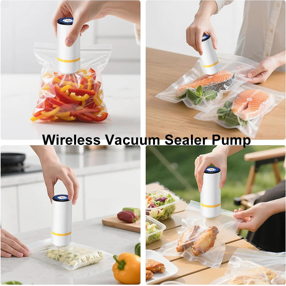 Electric Vacuum Air Pump Portable Space Saver For Clothing Vacuum Storage Bags