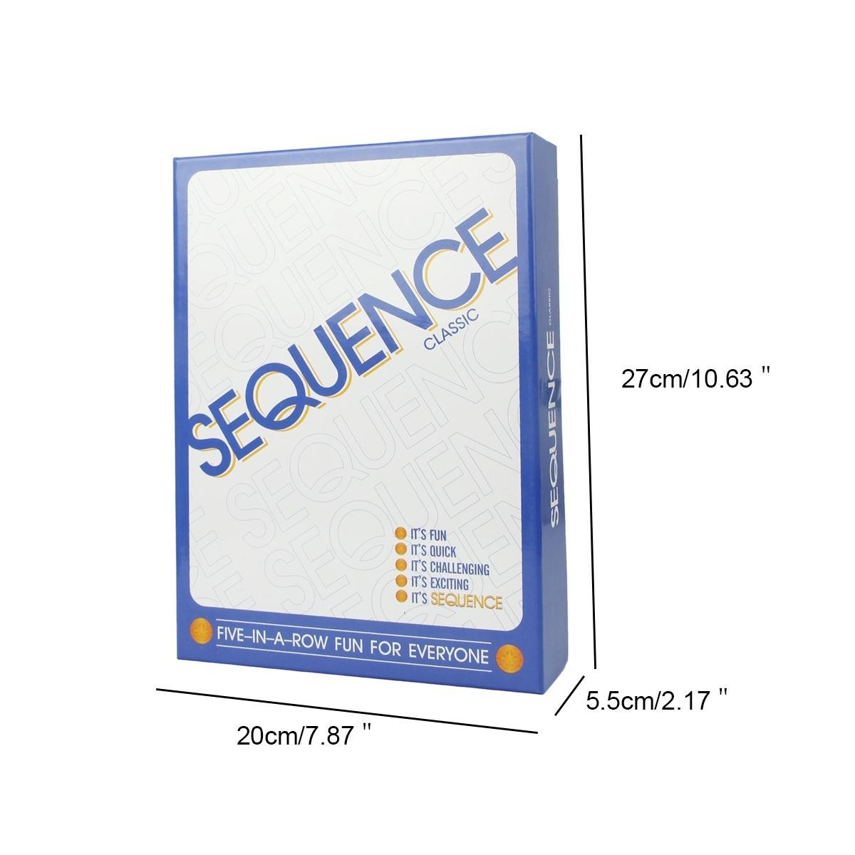 Sequence Goliath Family Fun Board Game Strategy for 2 or More Five In A Row