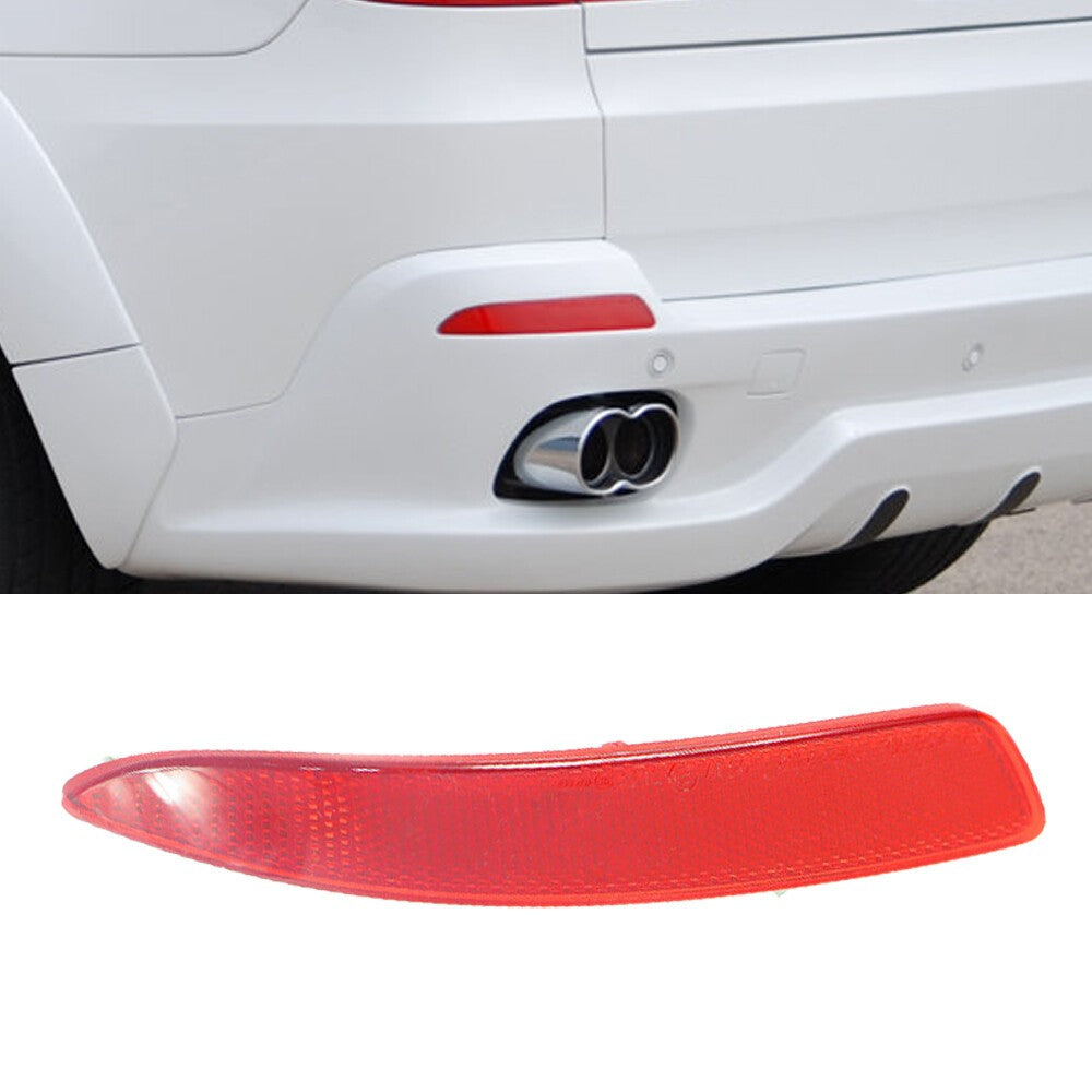2x Rear Bumper Tail Lamp Red Lens Reflector Housing Light For BMW X5 M E70 E71