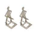 BBQ Accessories Novelty Men Shaped Stainless Steel Hot Dog Sausage Holder Rack