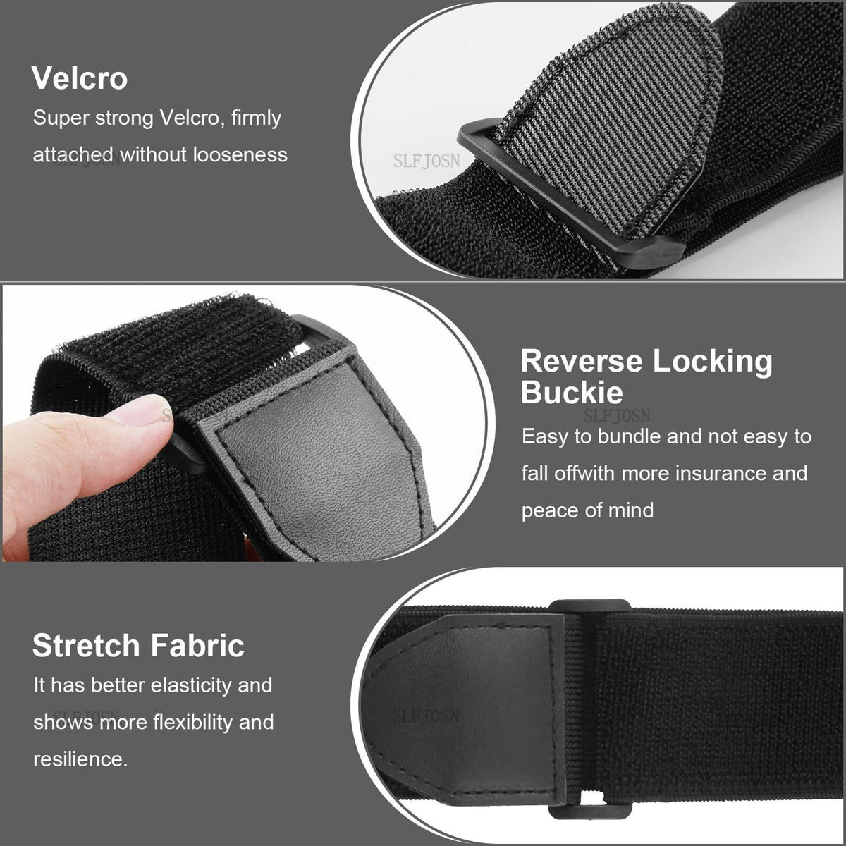 2x Wheelchair Leg Strap Restraints for Elderly Wheelchair Foot Rest Strap safety