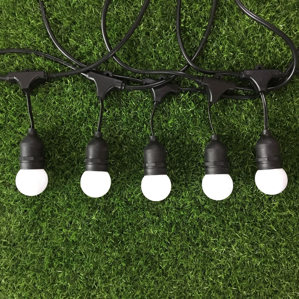 24 Pcs Globe G45 LED 3W Plastic  Bulb E27 Screw For Festoon String Light