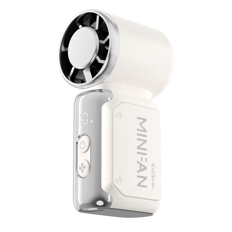 Handheld Fan with Ice Cooler, Folding Desk Fan Mini Personal Cooling Fan Gifts