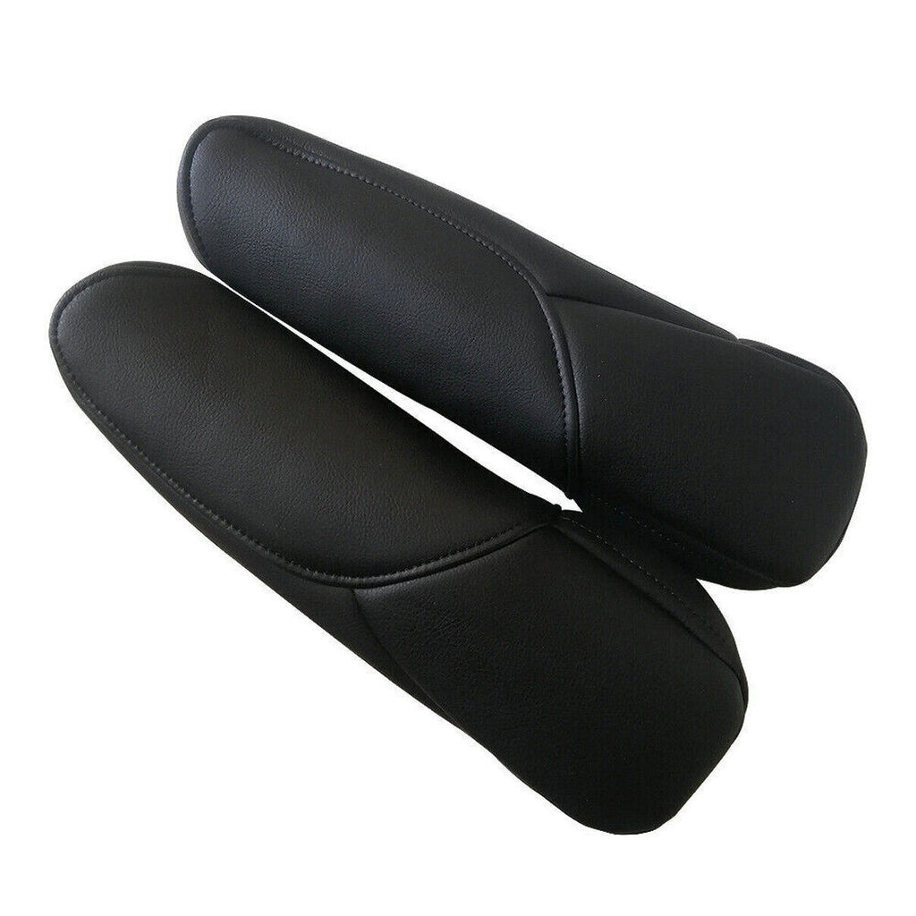 2Pcs/Set Black Leather Car Front Seat Armrest Cover For 2007-2009 Honda CR-V CRV