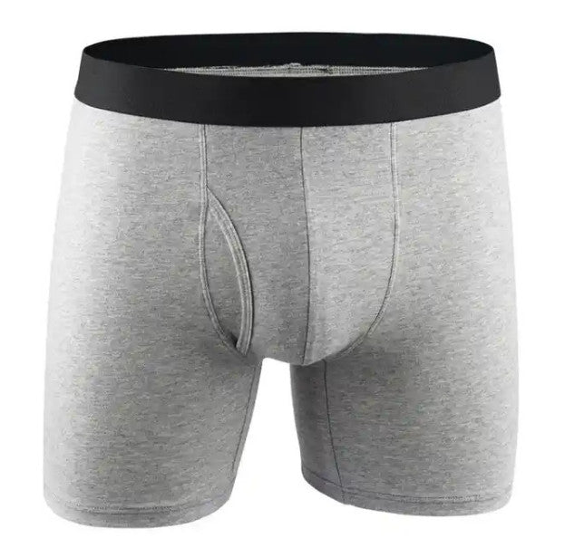 Plus-Size Long Boxer Shorts Leak-Proof Boxer Briefs