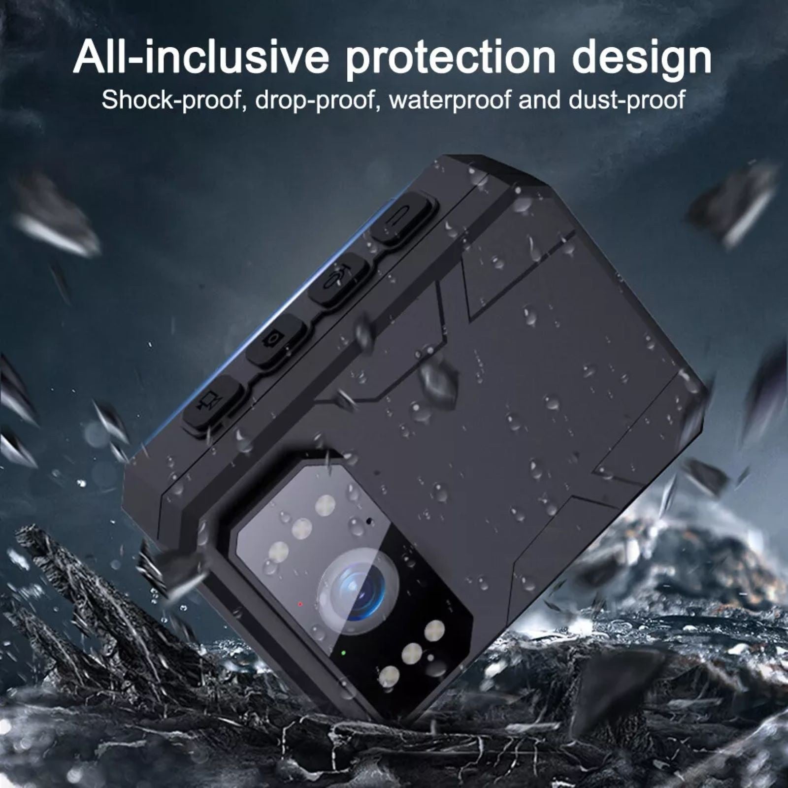 1080P HD Law Enforcement Cam Body Camera Recorder With Audio Night Vision Record
