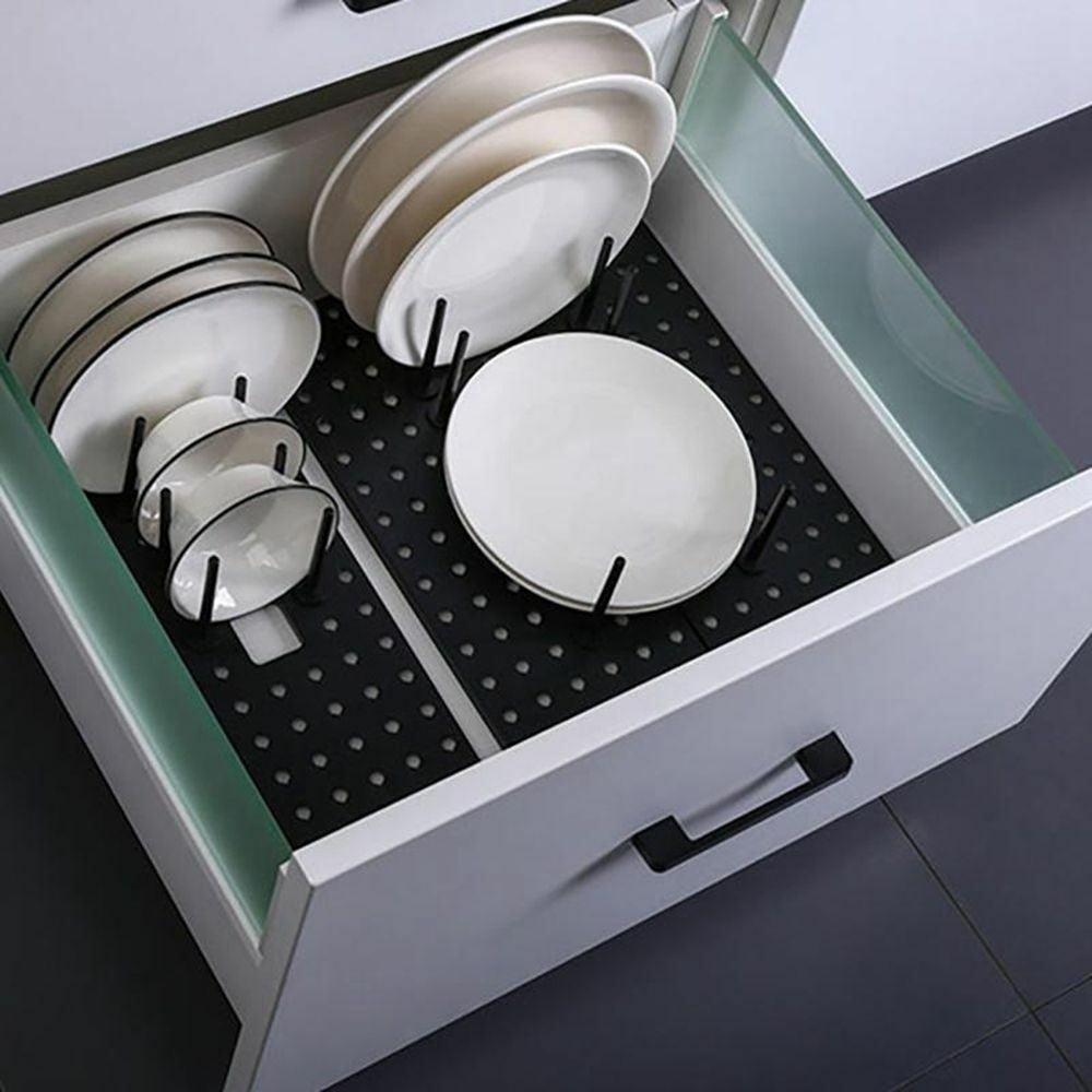 Rack Kitchen Shelf Organizer Drawer Organizer Tray Bowl Pot Storage Holder