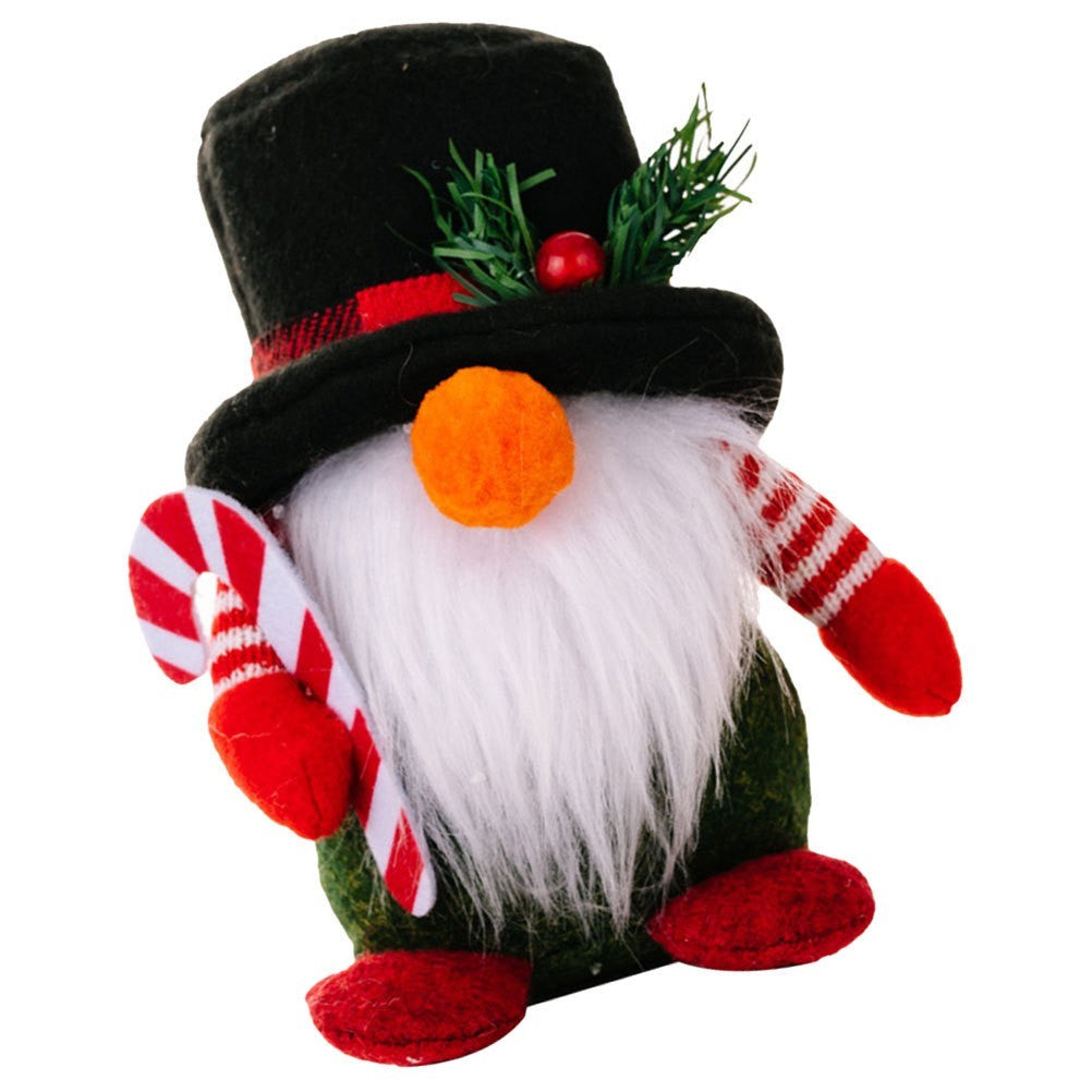 Christmas Gnome Adornment Desktop Gnome Doll Ornament Xmas Gnome Doll