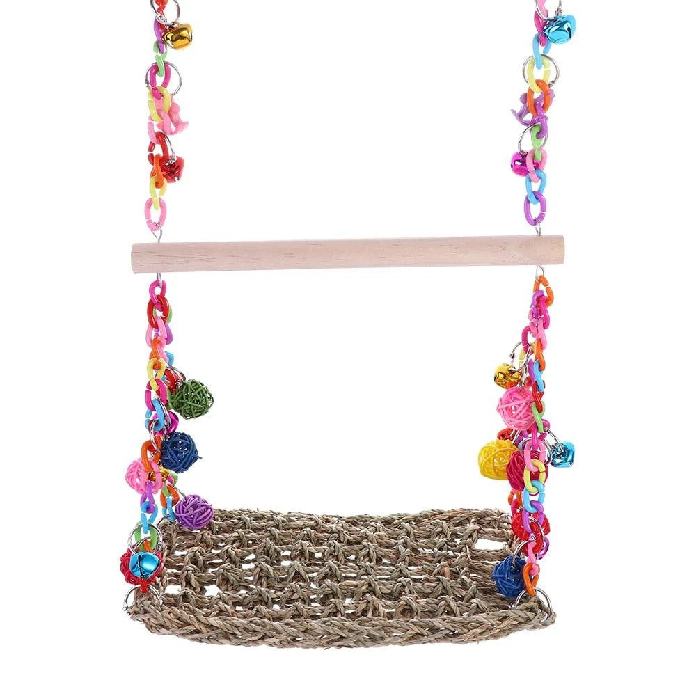 Parrot Swing African Grey Parrot Toy Large Cockatoo Macaw Bird Toy BirdSupplies