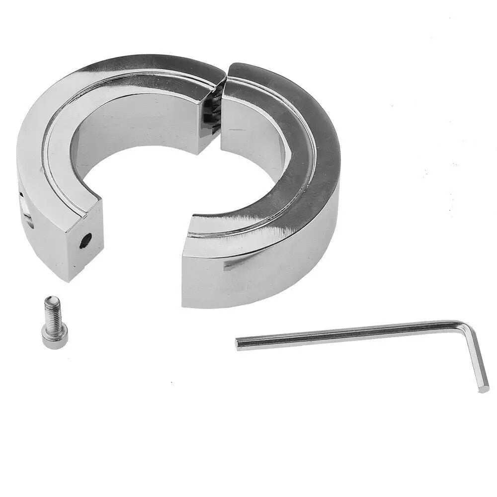 1PC Male Ball Stretcher Weight Metal Exercise Lock Ring Ball Stretchering Weight