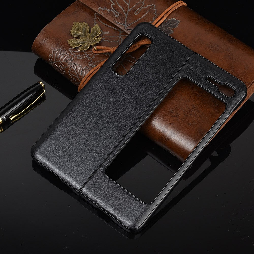 For Samsung Galaxy Fold 1st Generation Shockproof Hybrid PU Leather Case Cover