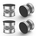 4pcs HiFi Audio Speaker Turntable Isolation Feet AMP Spring Shock Absorber Pads