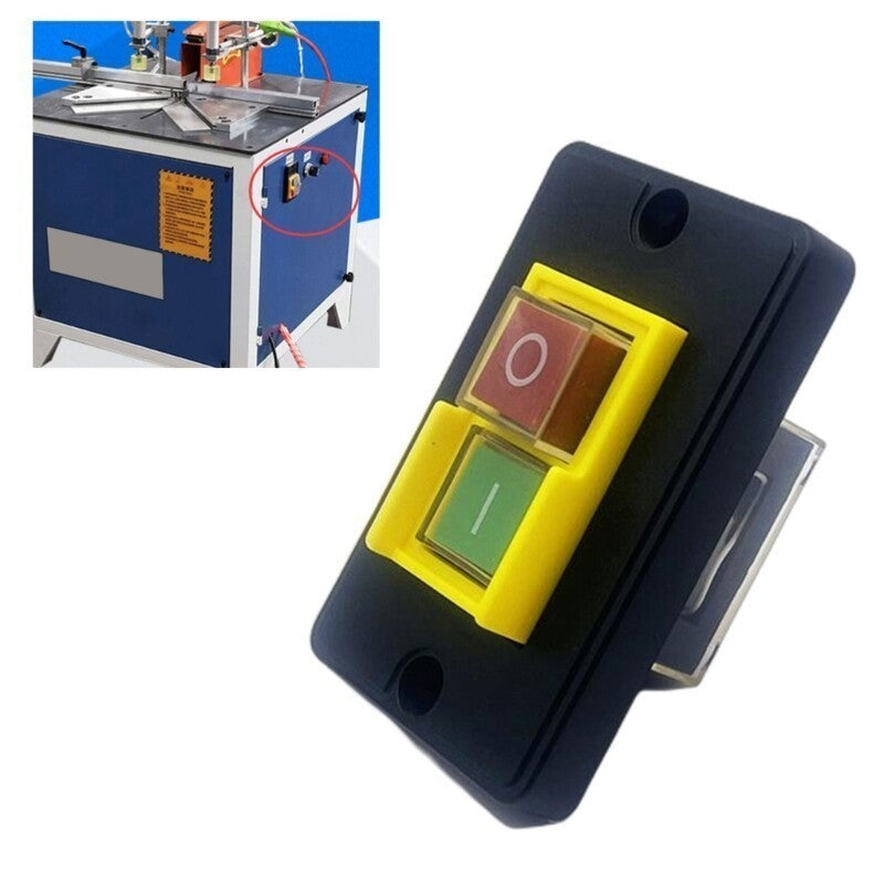 KJD6 Electromagnetic Switch AC 250V 6A Waterproof Push Button Switch for Machine