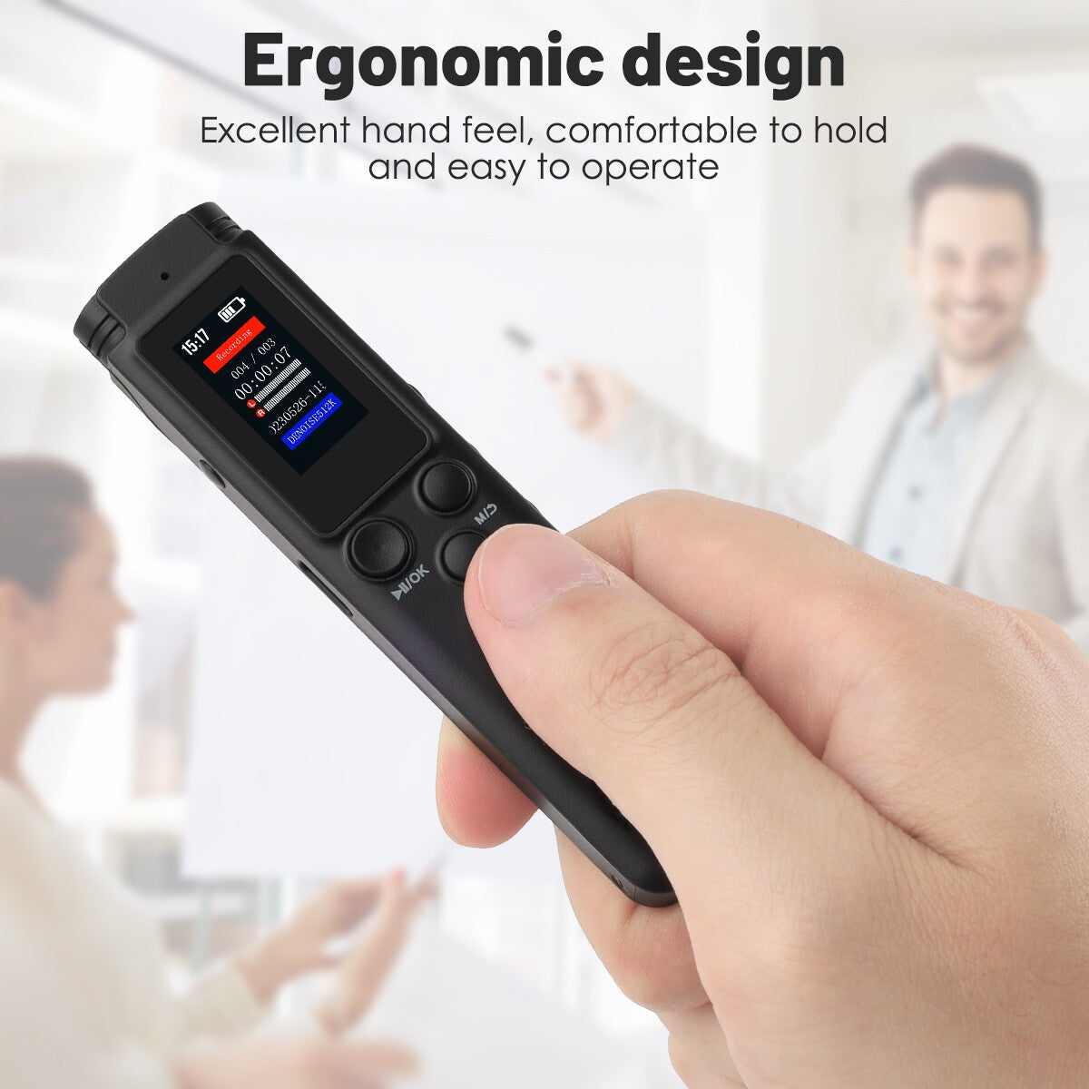 32G Digital Voice Recorder Dictaphone Audio MP3 Player Sound Recording Device
