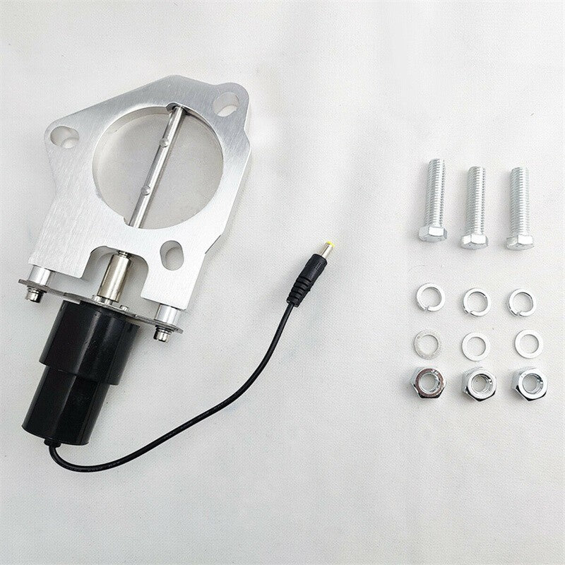 3" Electric Exhaust Control Motor Butterfly Valve Kit w/Screws Stainless Steel