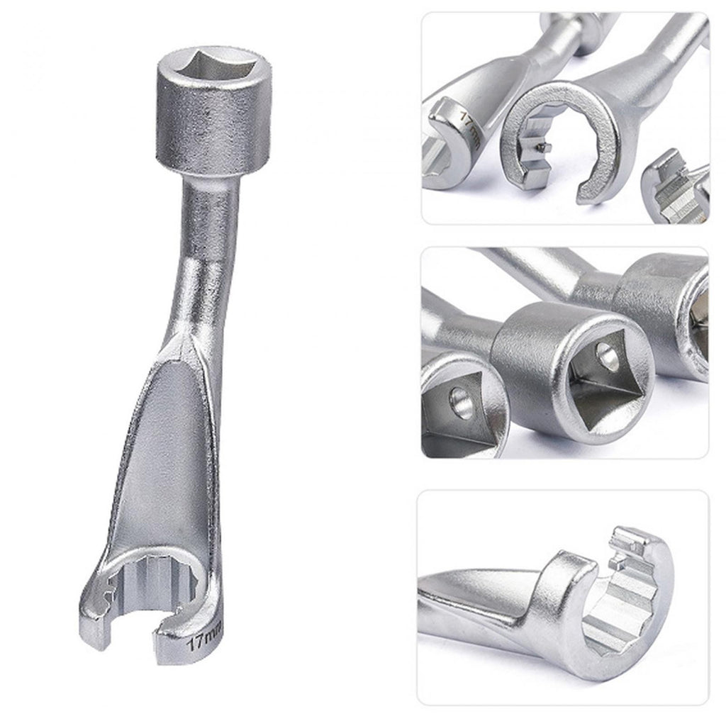 1/2" Fuel Line Socket Nut Wrench Pipe Wrench Open Spanner Double Ended L Shaped