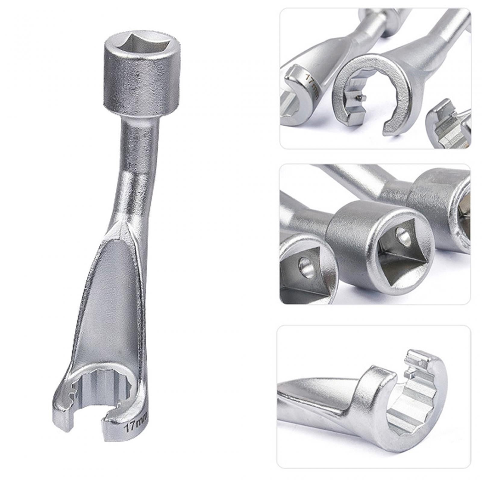 1/2" Fuel Line Socket Nut Wrench Pipe Wrench Open Spanner Double Ended L Shaped