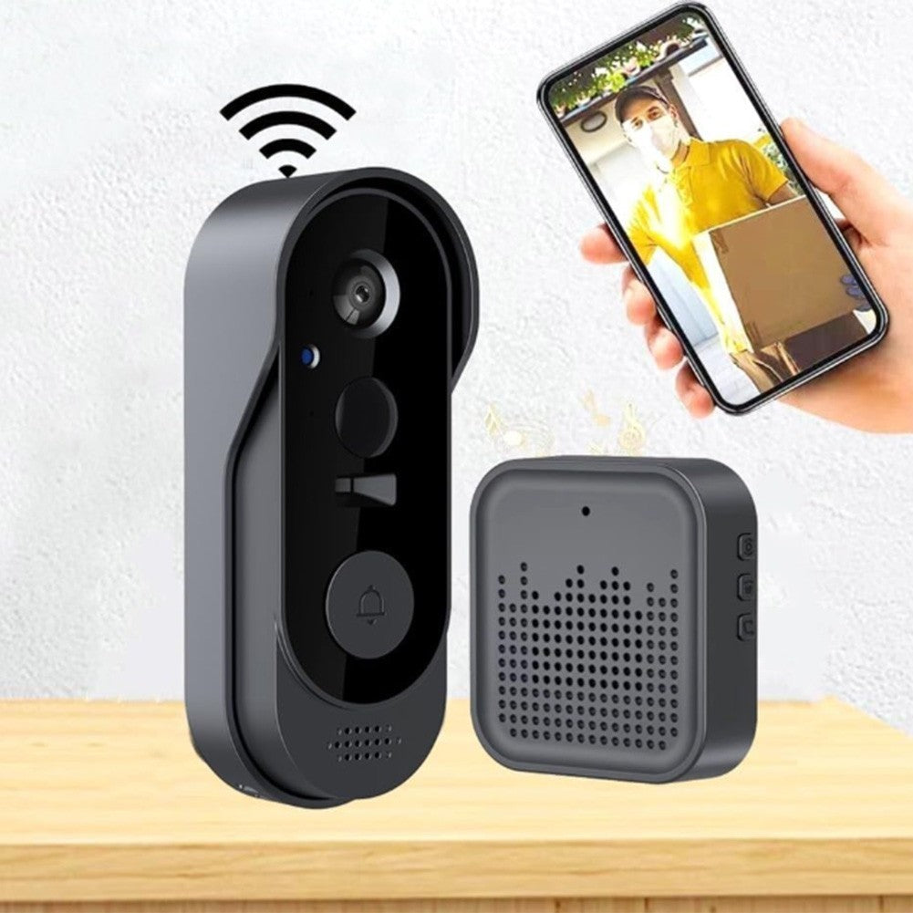 Wireless Smart Video Doorbell WiFi Security Camera Bell Phone Door Ring Intercom