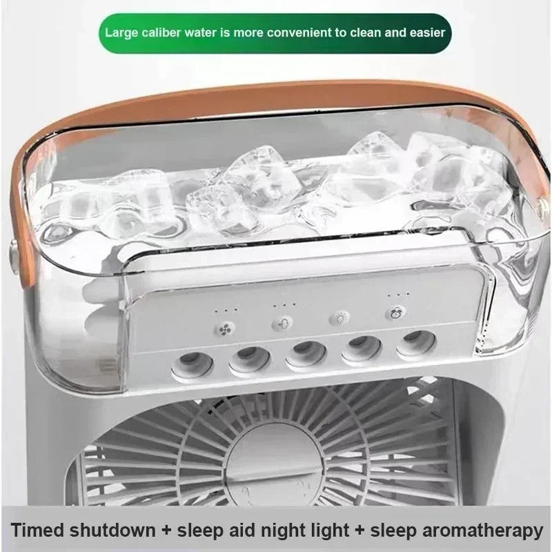 Portable Air Cooler Fan Evaporative Ice Cold Cooling Air Conditioner Humidifier
