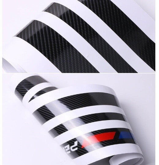BMW Performance 5D Carbon Fiber Car Hood Bonnet Sticker Car Decals Stripes