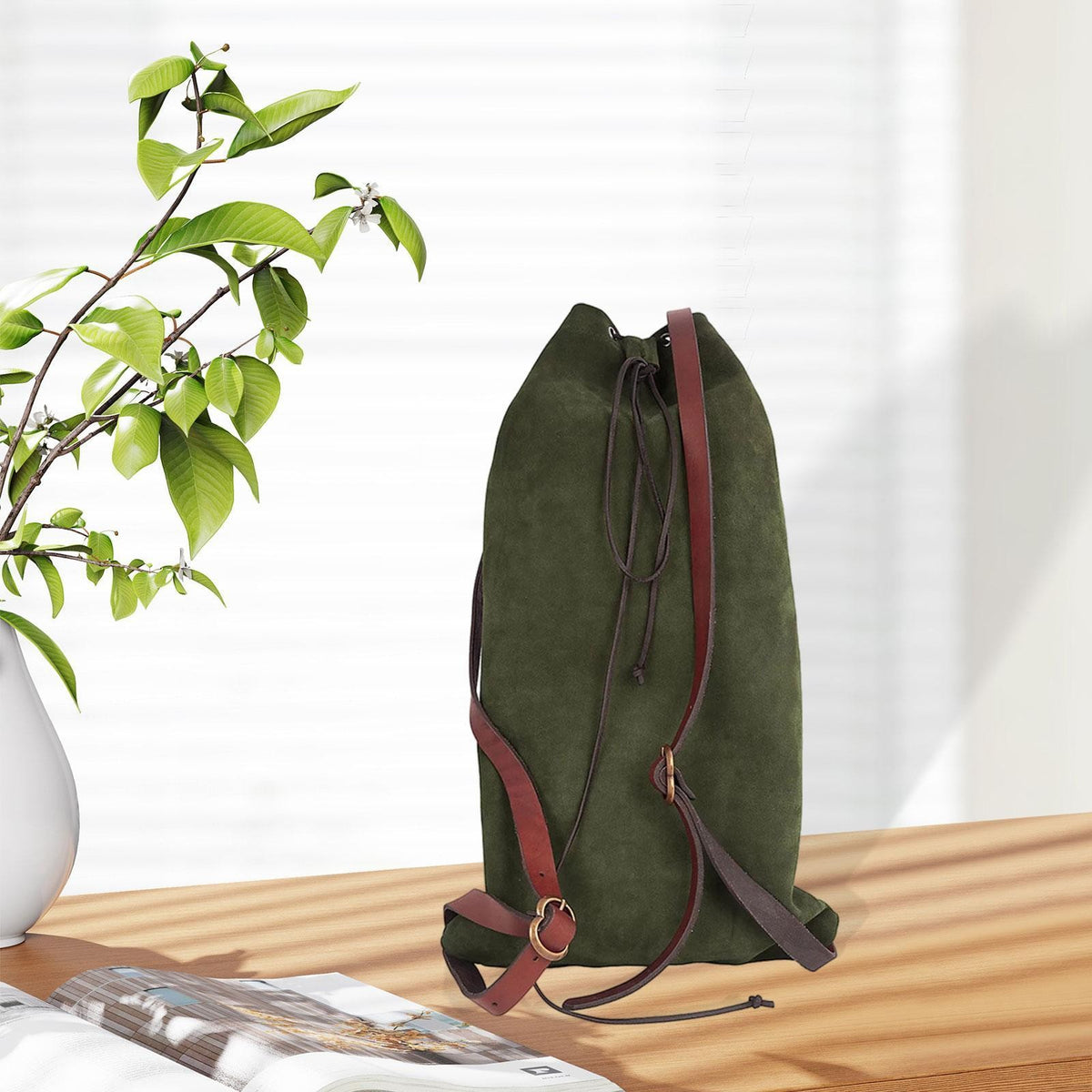 Medieval Backpack Practical Unique Belt Bag for Camping