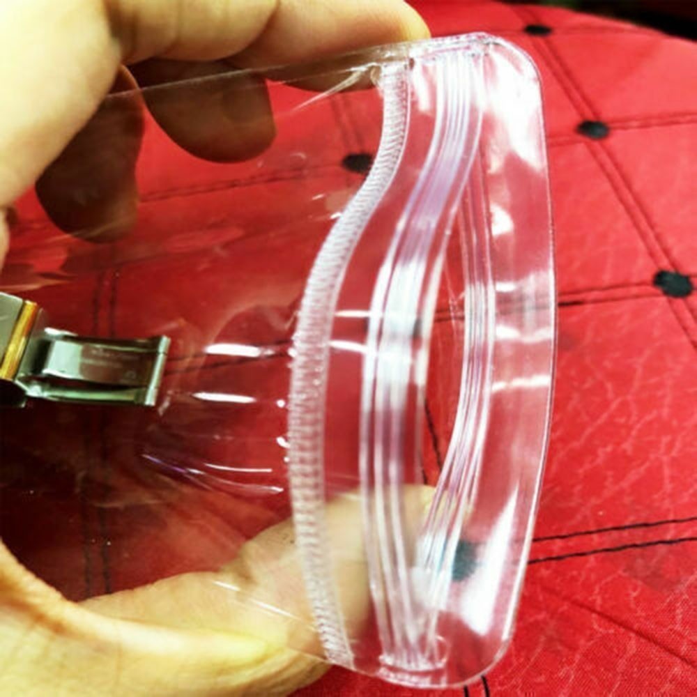 100pcs PVC Plastic Bags Storing Watches Jewelry Pouch Case Bags Regular Size