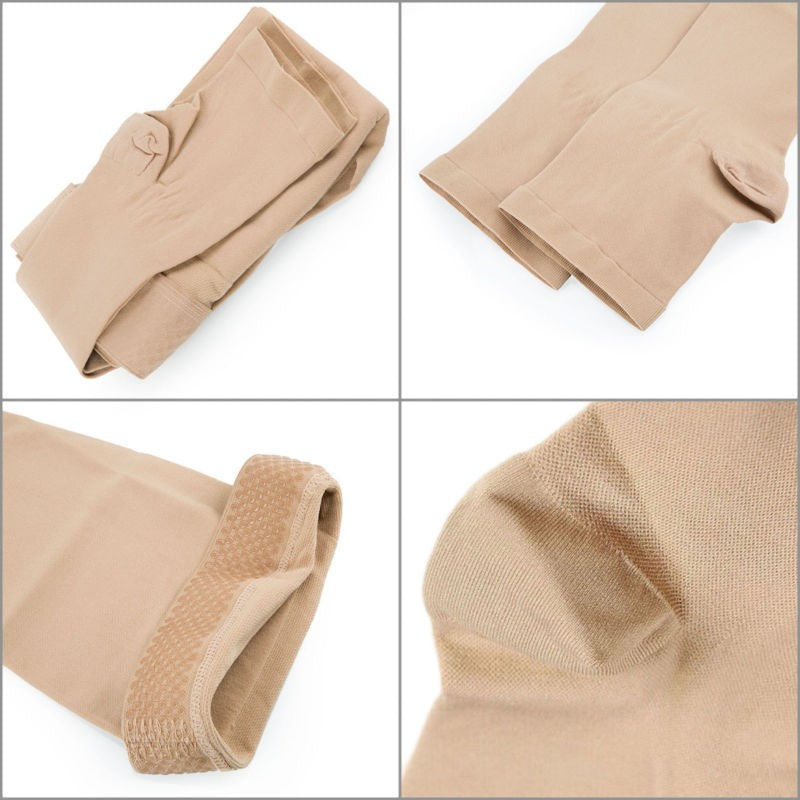 Graduated Medical Compression Thigh High Support Stocking Open/Closed Toe Socks