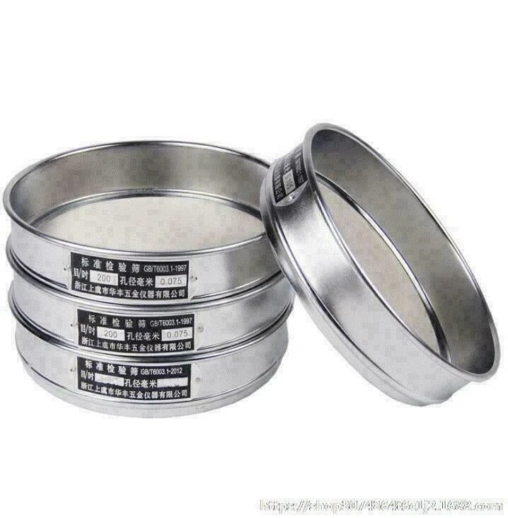 10-500 Mesh 2-0.03mm Aperture Stainless Steel 20cm Lab Standard Test Sieve