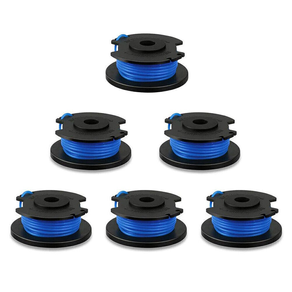 6 pieces RAC125 line spool for Ryobi 18V ONE battery and hybrid grass trimmer