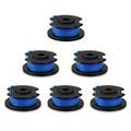 6 pieces RAC125 line spool for Ryobi 18V ONE battery and hybrid grass trimmer