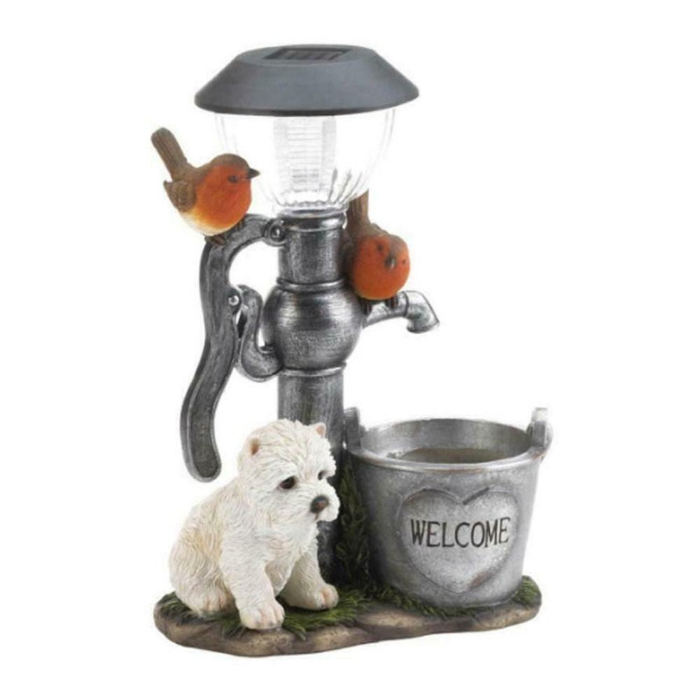 Squirrel Statue Ornament Solar Garden Animal Statue Animal Light Decor