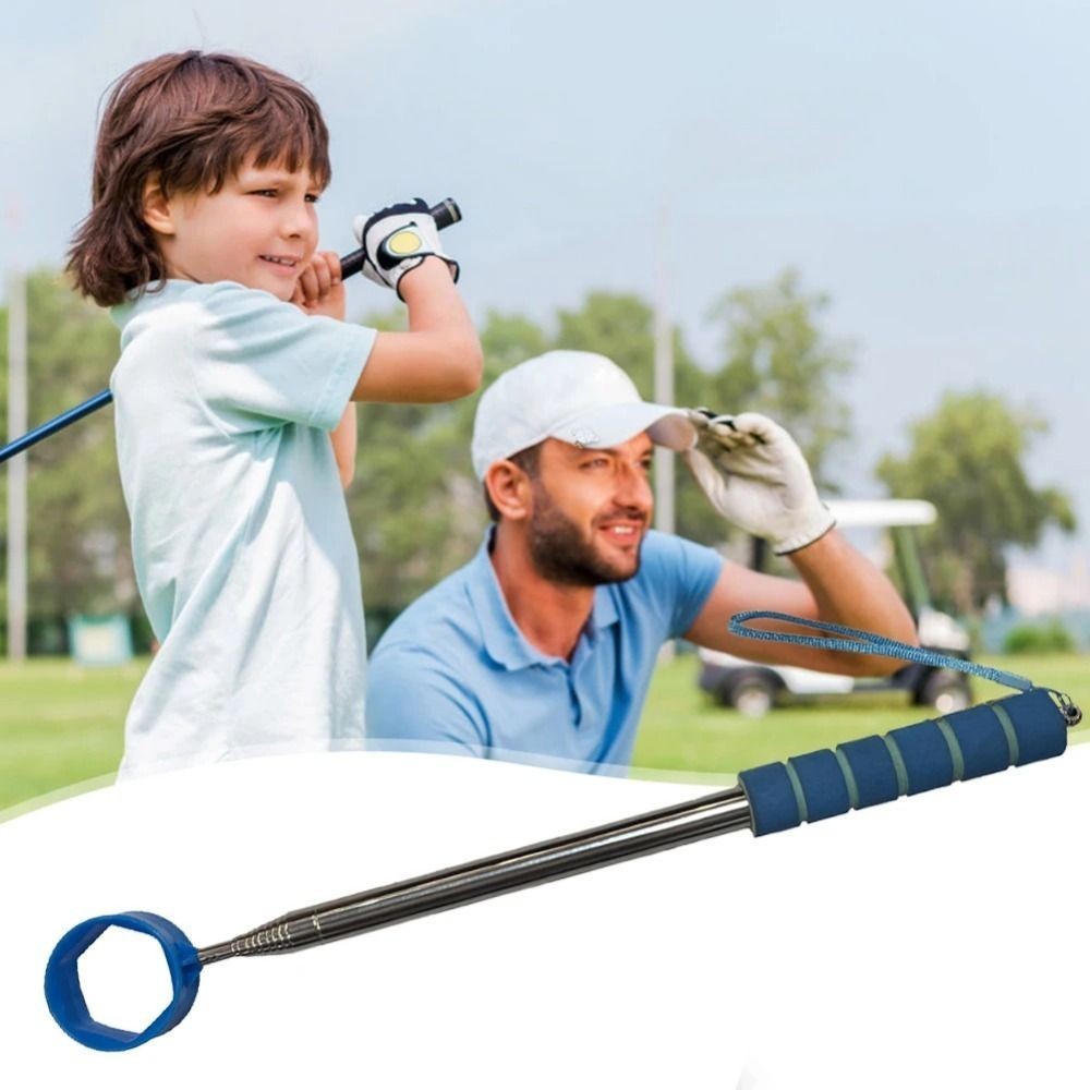 1pc Extendable Golf Ball Grabber Golf Ball Picker Telescopic Golf Ball Retriever