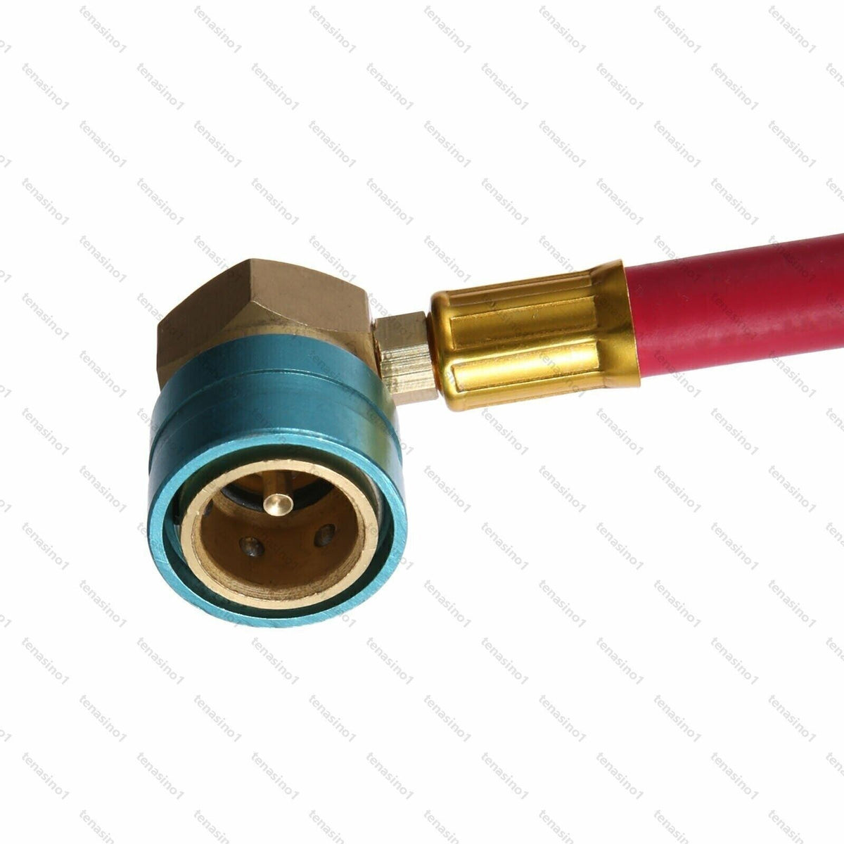 R1234YF Left Air Conditioning Refrigerant Charging Hose Recharge Car Gauges UK