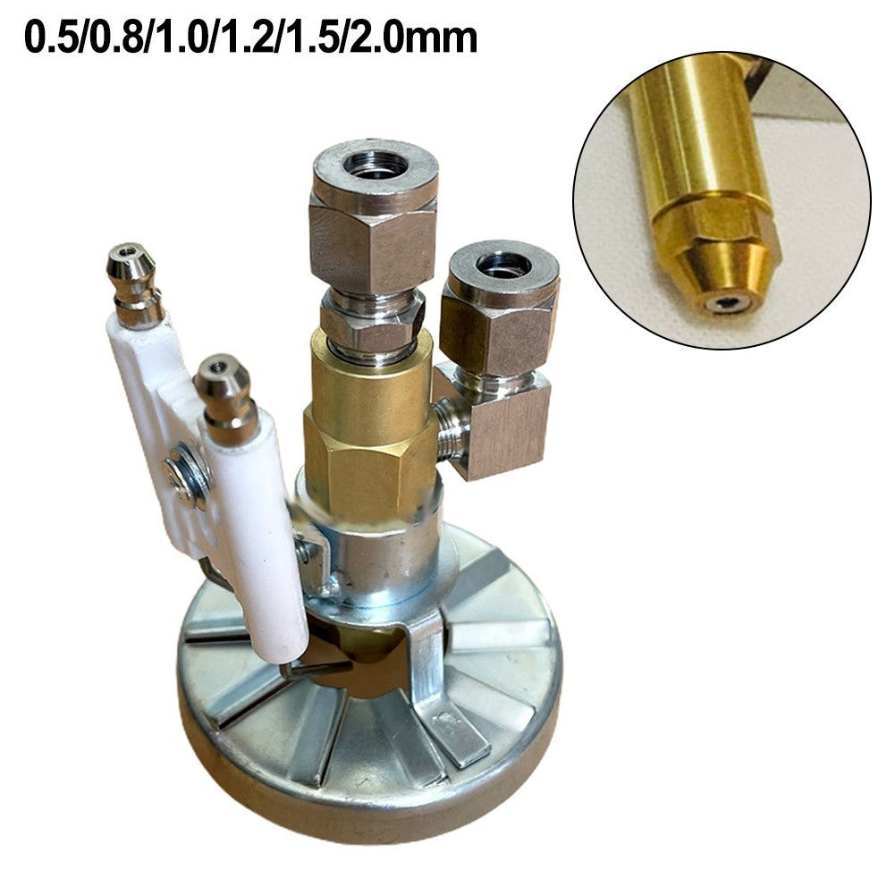 Waste Oil Burner Nozzle Siphon Air Atomizing Spray Nozzle Electrode  0.5-2.0mm.