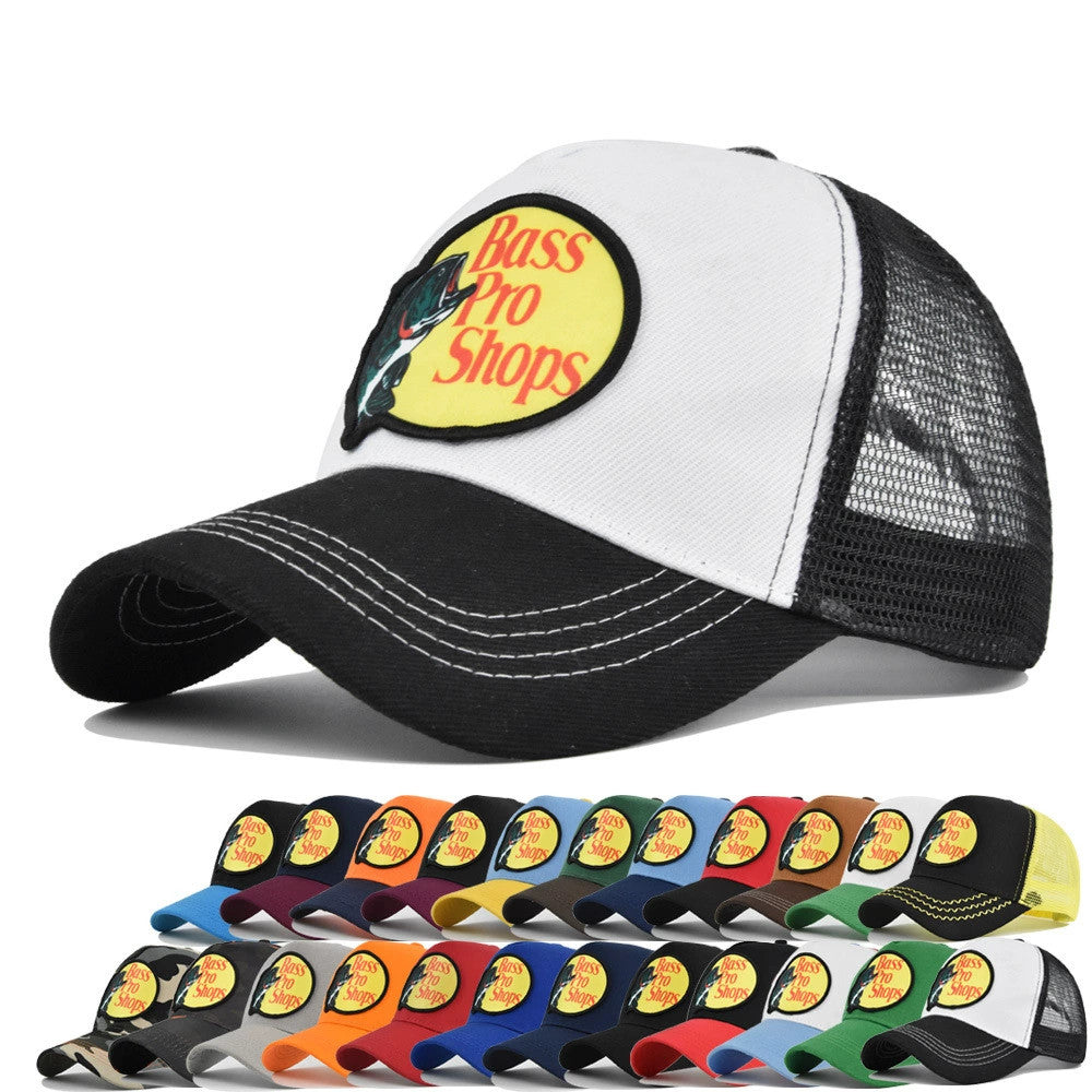 Baseball Trucker Mesh Cap Adjustable for SnapBack Bass Pro Shops Hat Outdoor