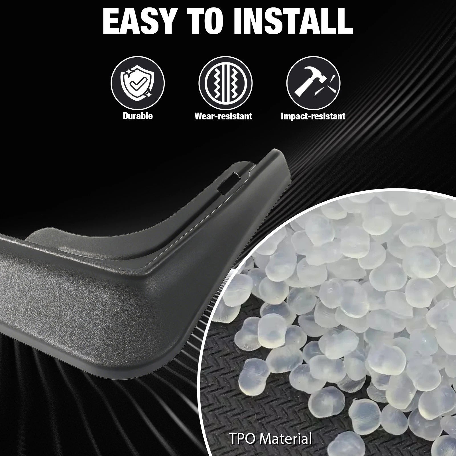 4pcs For MG ZS MK2 Pro 2025 2026 Mud Flaps Splash Guards Mudguards FRONT REAR