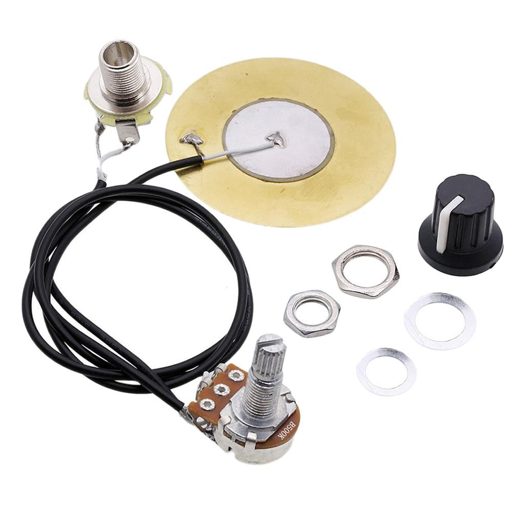 Universal Pickup Piezo Transducer Prewired Amplifier for Acoustic Guitar Violin