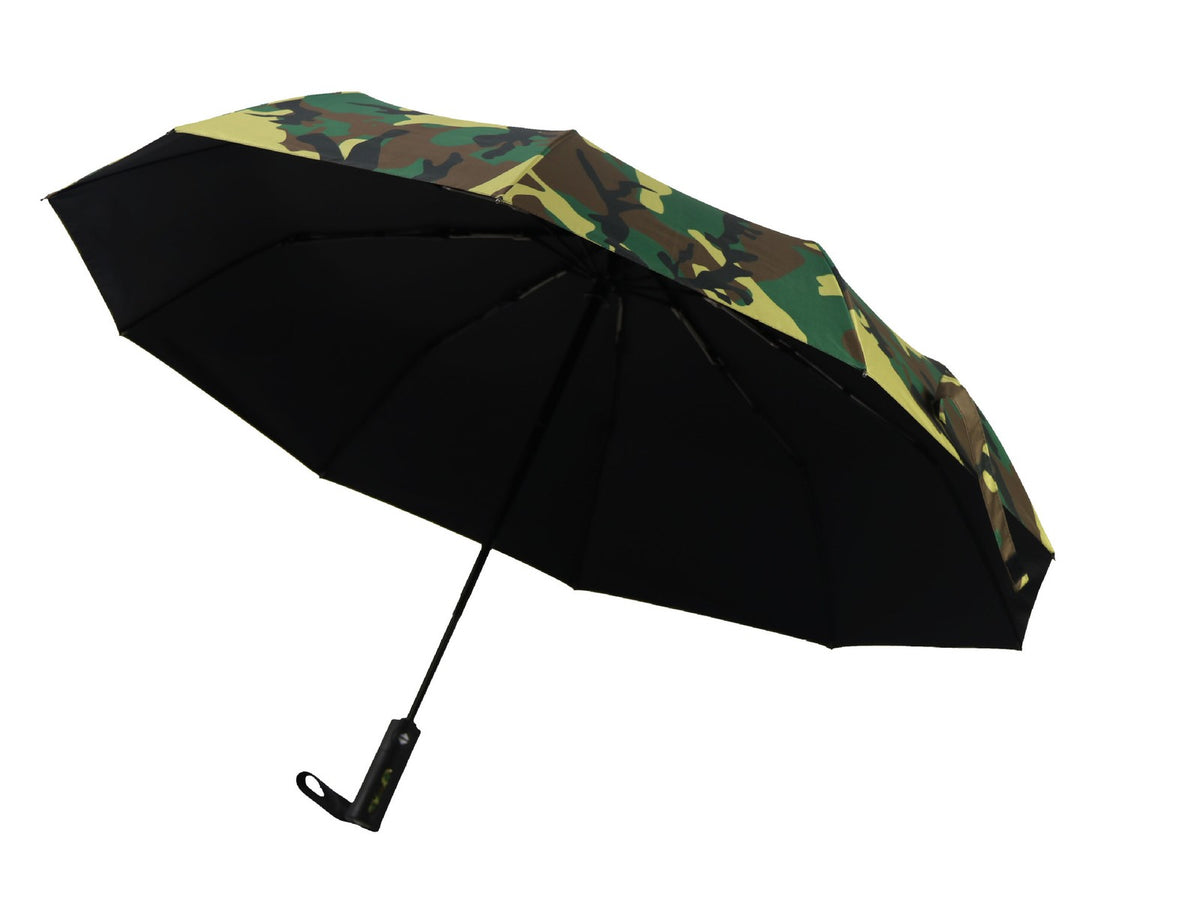 Mens Camo Sun Umbrella Automatic Folding Outdoor Sun Protection Tactical Hunting