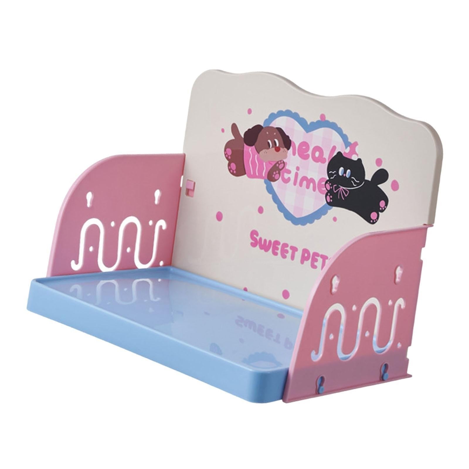 Cat Feeding Table Keep Floor Clean Anti Slip Dog Water Dishes Station Cat Bowl