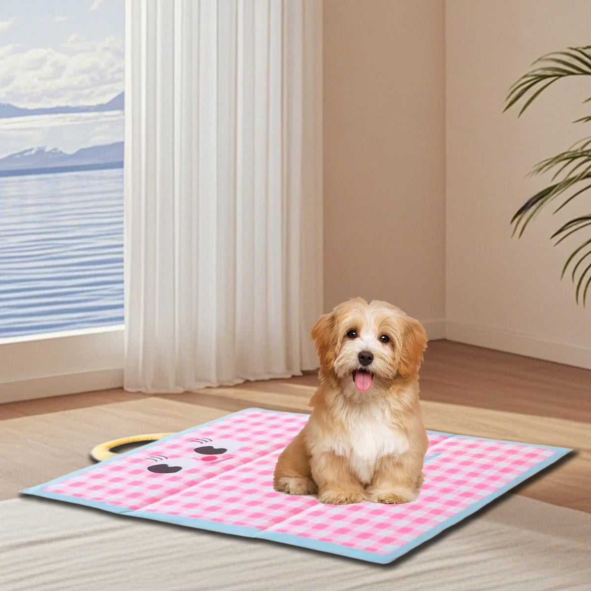 Pet Cooling Mat Sleeping Bed Cushion Versatile Puppy Indoor Outdoor Portable