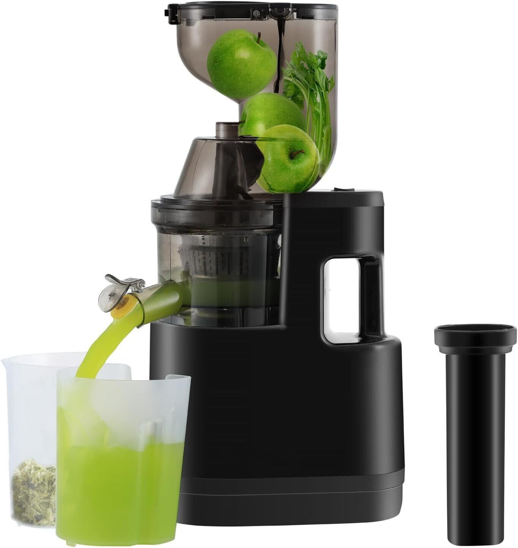 Cold Press Slow Juicer Squeezer Electric Juicer Machine Slag Juice Separator UK