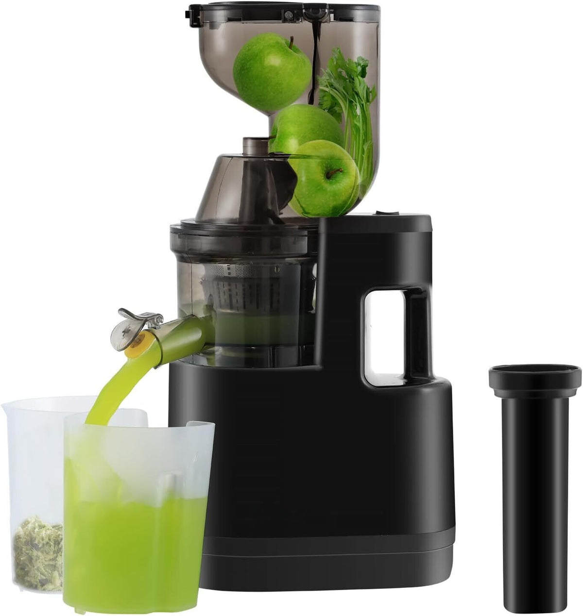 Cold Press Slow Juicer Squeezer Electric Juicer Machine Slag Juice Separator UK