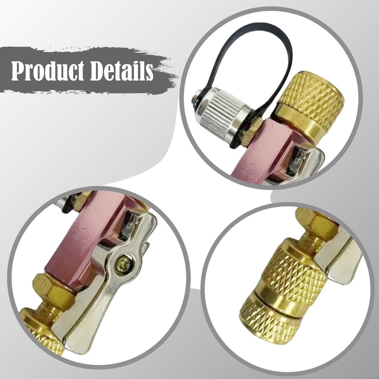 Vacuum Rated Valve Core Removal Tool 5/16" System Connection Essential Tools