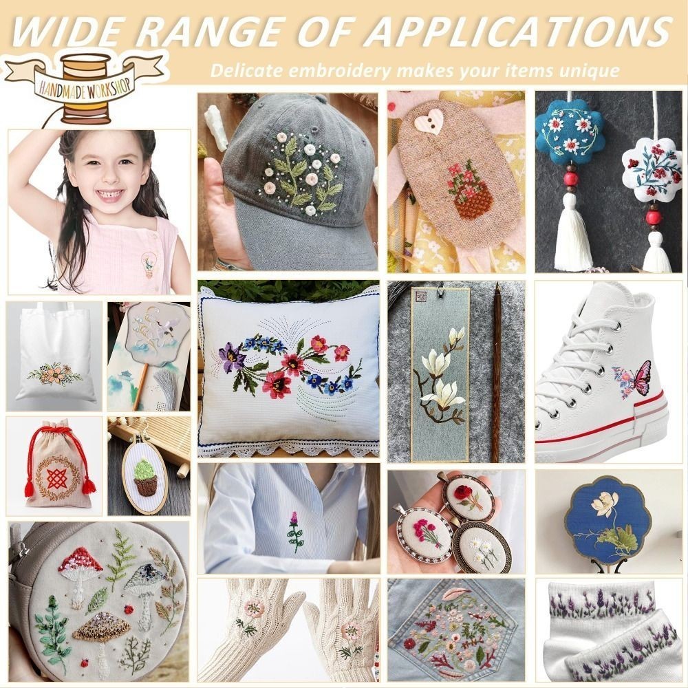 Stick and Stitch Embroidery Stabilizer, 4 Sheets Water Soluble Dissolvable Paper