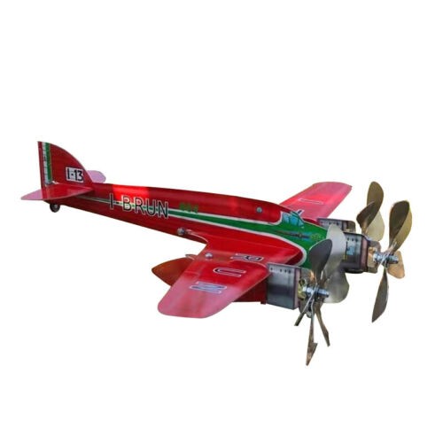 Airplane Wind Spinners Metal Pinwheels Outdoor Aircraft Windmill Garden Decor