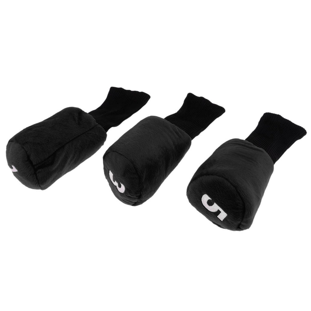 3 Pack Sport Golf Club Headgear Driver Wood Headcover Set Suitable for