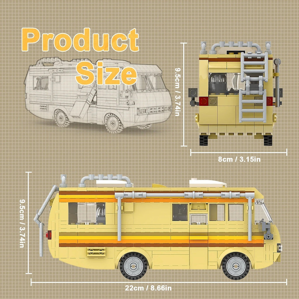 Building Blocks Set for Break Bad Car House Van Model Bricks Kit Toys Kids UK