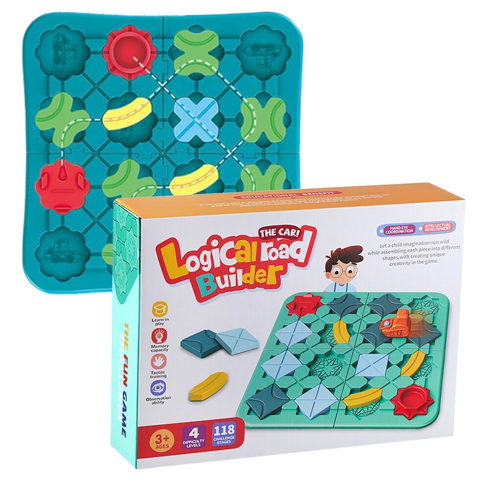 Kids Toys Montessori Toys Build-A-Track Brain Teaser Puzzles for Boys Girls